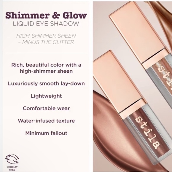 Stilla Shimmer & Glow Liquid Eye Shadow- Kitten - Picture 9 of 14